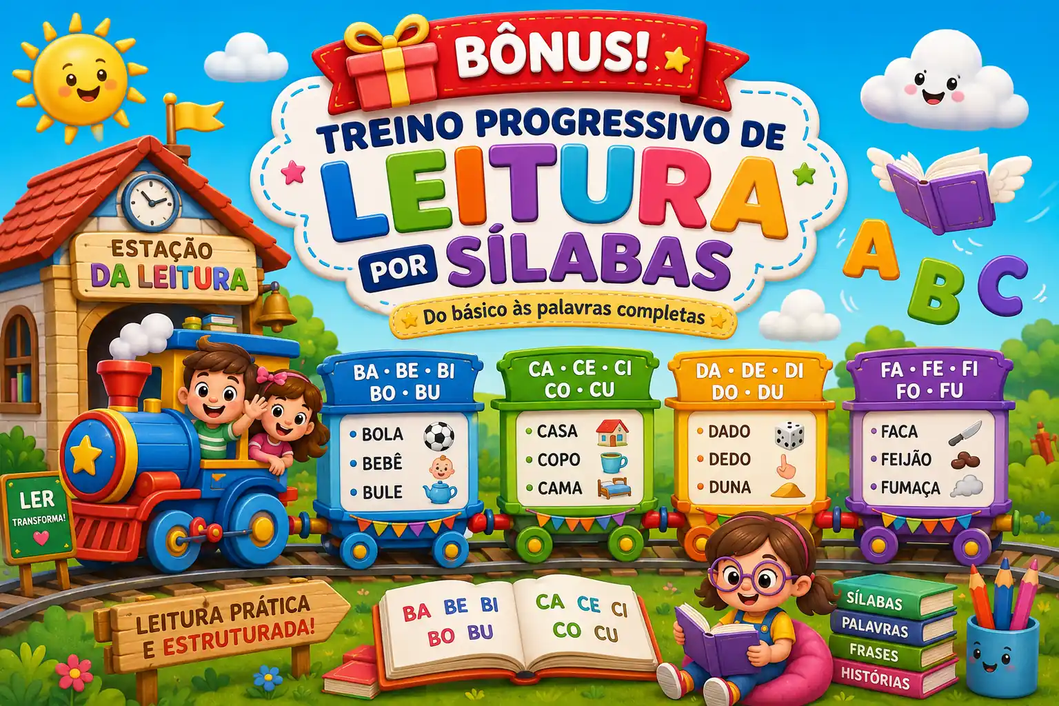 Treino Progressivo de Leitura por Sílabas