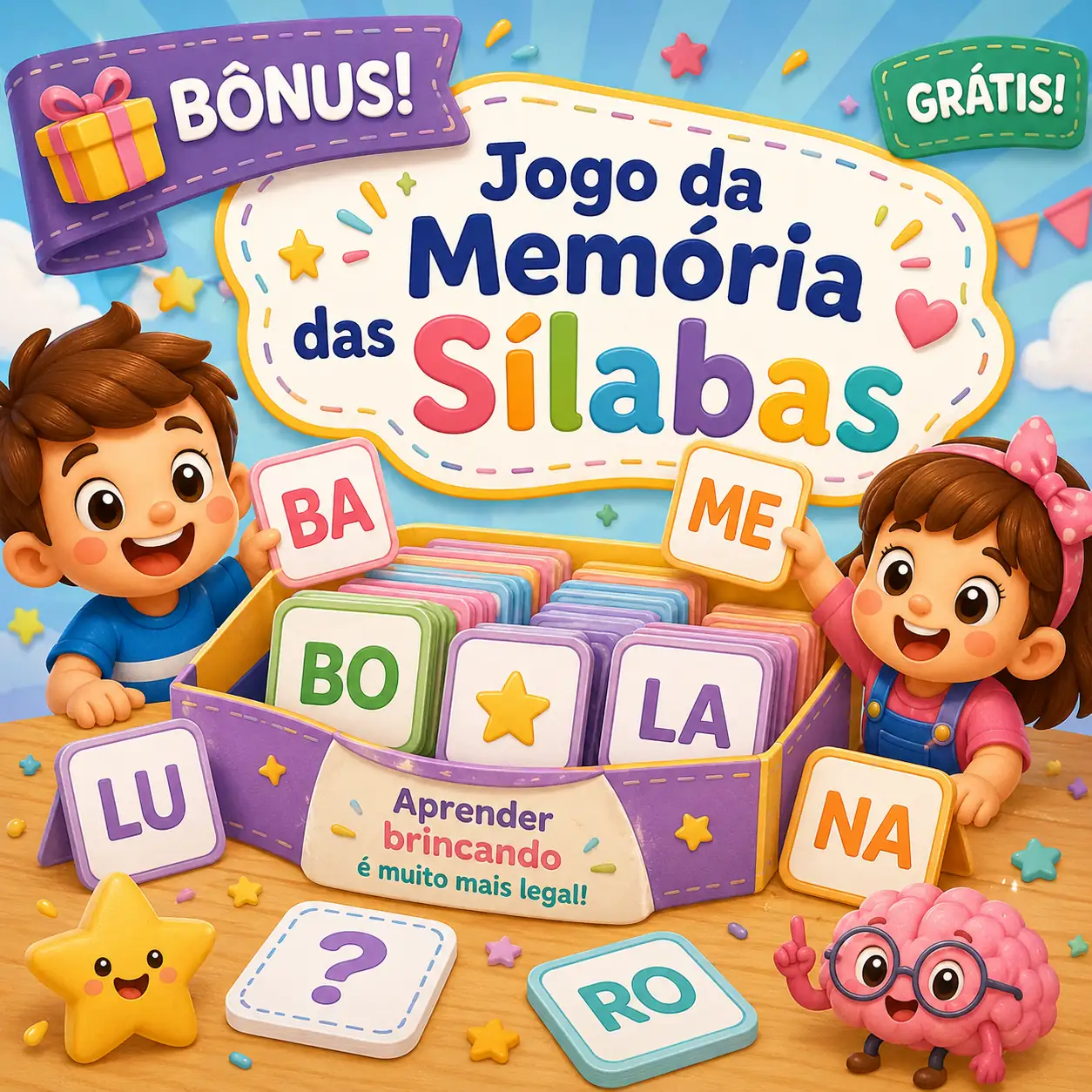Jogo da Memória das Sílabas